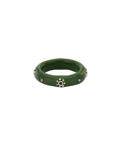 NFF latch ball ring khaki ラッチボールリング カーキ 韓国アクセサリー 正規品 レディース 指輪