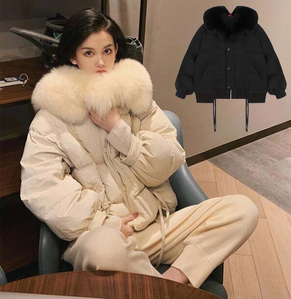 【】ショートコート ダウンコート レディース 中綿コート 中綿ジャケット アウター 上着 暖かい フェイクファー襟 ふわふわ 可愛い 高級感 カジュアルコート ダウンジャケット 20代 30代