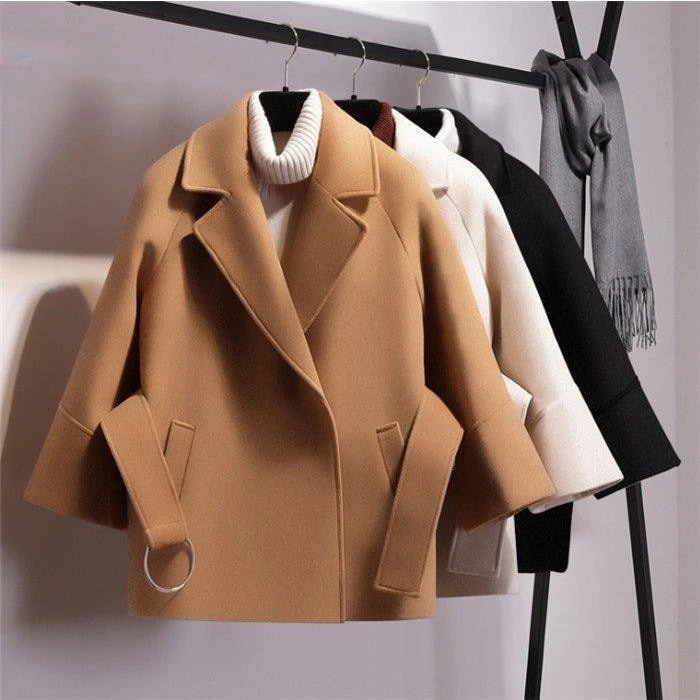 人気沸騰柄追加ラシャコートチェスターコートトレンチコートレディース秋冬アウター大きいサイズ着痩せお洒落203040体型カバー通勤無地今日は30パーセント