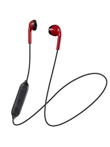 HA-F15BT-RB ワイヤレスイヤホン BLUETOOTH対応/オープンタイプ/開放型/リモコン付き//小型・軽量設計 レッド×ブラック HA-F15BT-RB ダイナミック型