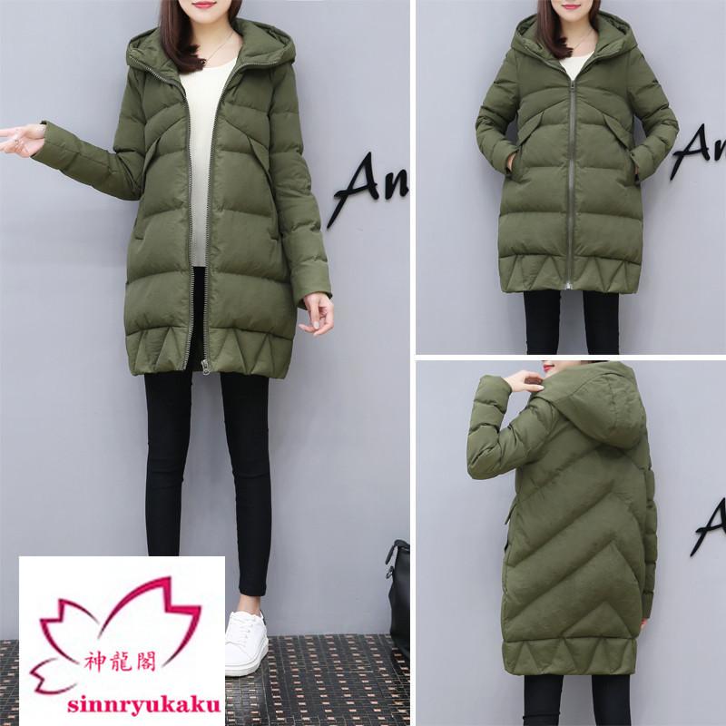 暖か 中綿コート レディース ダウンコート 冬服 中綿入り 防寒対策 保温 ジャケット ロングコート フード付 羽織り 通勤 通学 OL 着痩せ