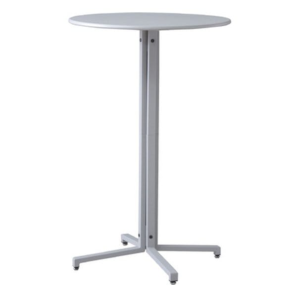 ハイテーブル サークル グレー 幅60×奥行き60×高さ93.5cm PT-332GY