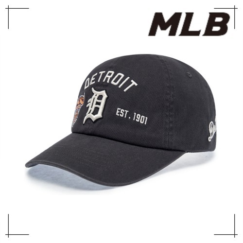 MLB公式 キャップ Patch Unstruck Ball Cap DET (D.Charcoal Grey)