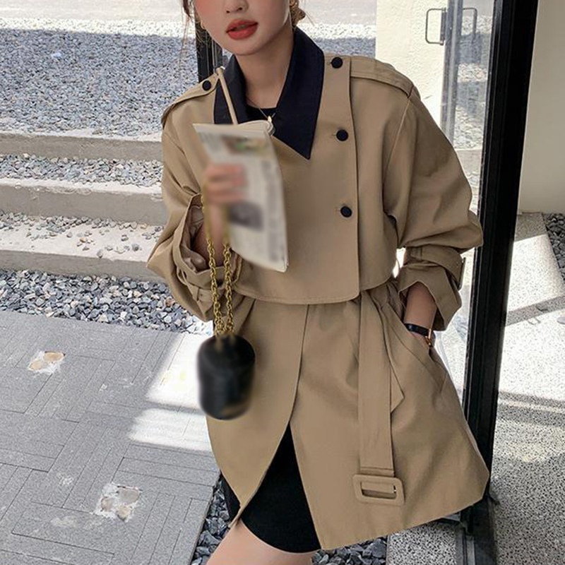 スプリングコート レディース トレンチコート ベルト付き 春 秋 アウター 大きいサイズ フォーマル 通勤 ロング Aライン アウター ファッション トップス 軽い 撥水 無地 薄い 大きい襟 通勤