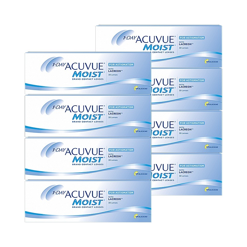 30枚入 [ 8箱 ] 乱視用 ワンデーアキュビューモイストトーリック