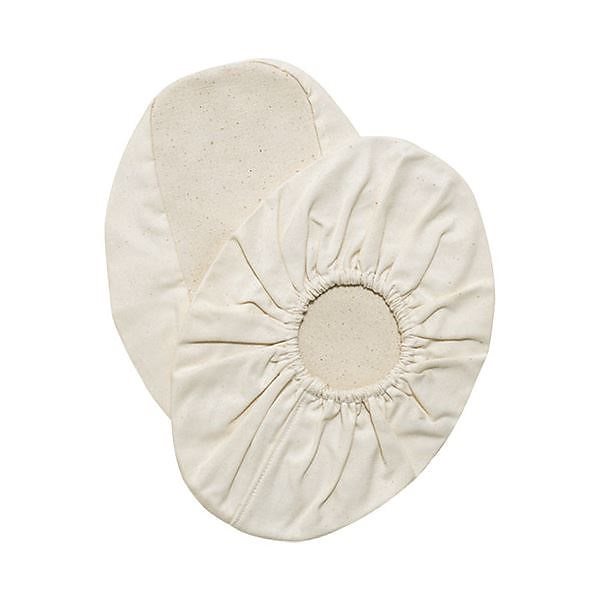 （まとめ） ミドリ安全 帆布靴カバー白[x10セット]