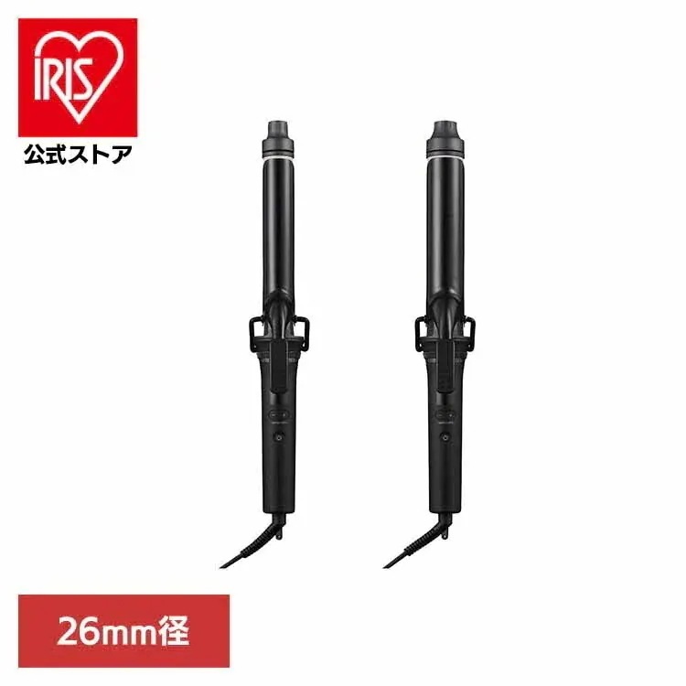 Tescom ヘアアイロン 26mm 温度調節 時短 サロン プロフェッショナル プロテクトイオン カールアイロン ブラック NIM326B-K NIM332B-K テスコム