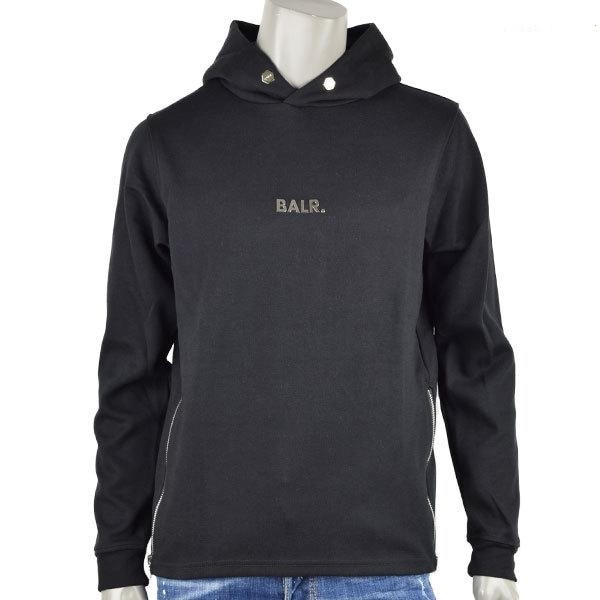 BALR. ボーラー Q-SERIES STRAIGHT CLASSIC HOODIE/メタルロゴプレート パーカー/B1261.1003 101 14,454円