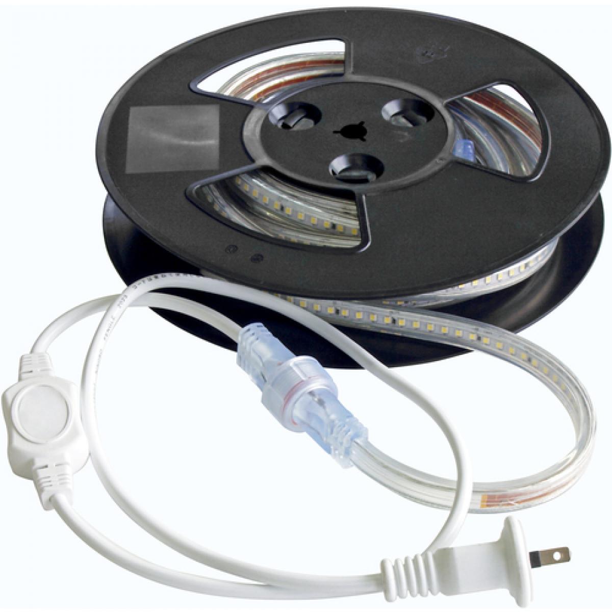 富士倉 LEDロープライト 白 5m（電源付き ）FRL-W5M　作業灯 照明用品 工事 現場 照明