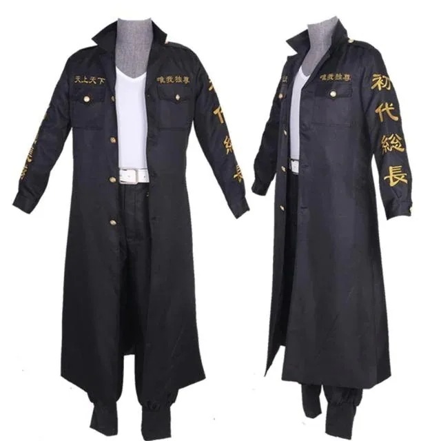 東京卍リベンジャーズ 刺繍スタイル 佐野万次郎 龍宮寺堅 不良少特攻隊隊服 番隊服 特攻服 風 コスプレ衣装 コスチュームハロウィン