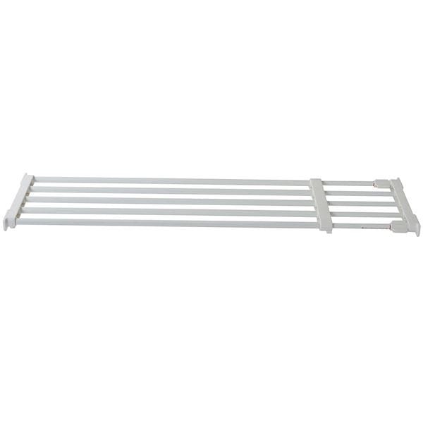 （まとめ）突っ張り棚/突っ張りラック [伸縮 強力パイプラック] 強力 75120cm [x10]