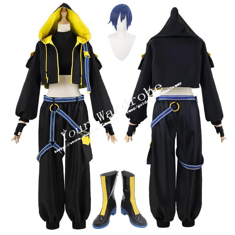 ボーカロイド ボカロ VOCALOID カイト KAITO マジカルミライ 2023 コスプレ衣裝 ウィッ グ レディース コスプレ衣装 変装 仮装