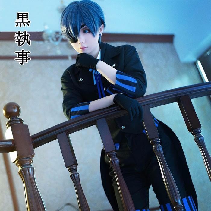 【SNS話題沸騰】シエル コスプレ衣装 Book of the Atlantic 黒執事 劇場版 コスプレ 豪華セット シエルファントムハイヴ cosplay コスチューム イベント