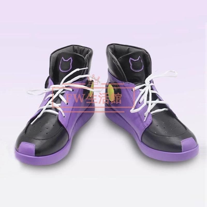 バーチャルライバー VTuber 風 紫咲シオン コスプレ 靴 ブーツ 道具小物 cos靴 cosplay 仮装 変装 コスチューム 撮影 祭り
