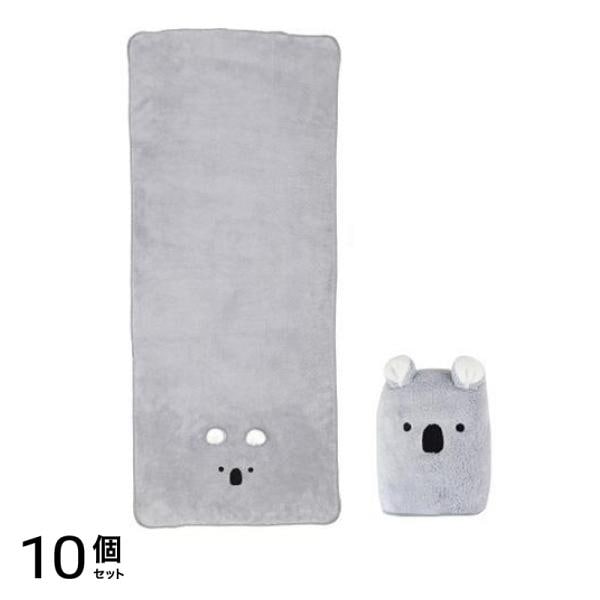 CB JAPAN (シービージャパン) カラリズーイ 吸水アニマル ヘアドライタオル 100×40cm 1枚入 (コアラ) 10個セット