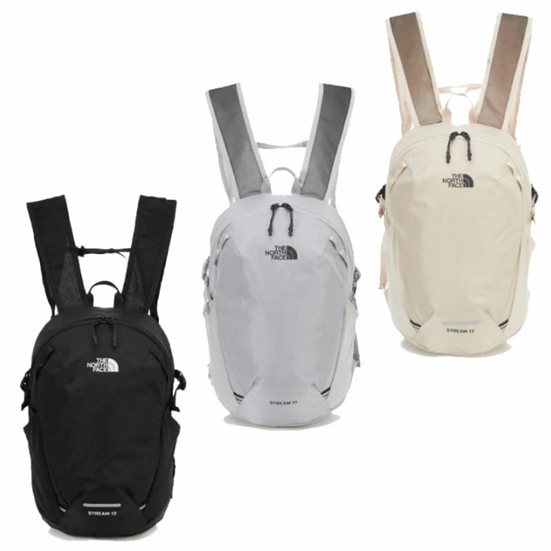 THE NORTH FACE STREAM 12 ストリーム 12 韓国 メッシュ素材 通気性 反射板 シンプル チェストベルト メッシュポケット 収納力 山登り お出かけ 旅行 夏 NM2SR11
