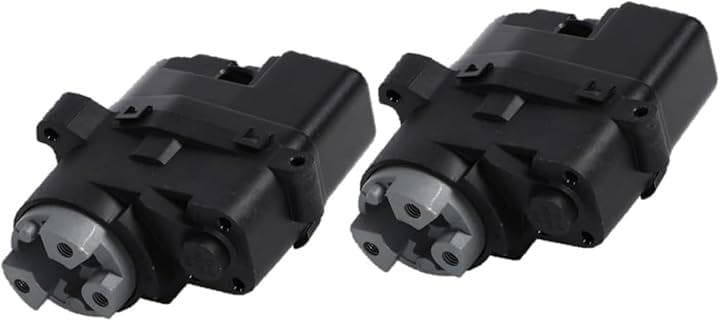 トヨタ 用 電動 格納 モーター ドアミラー RAV４ ヴァンガード ヴォクシー ノア 70系 ZRR70 ハイエース 社外品(ブラック, 左右セット)