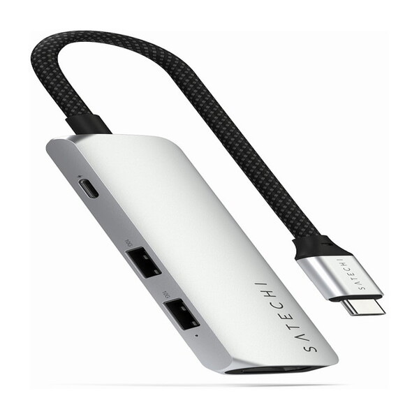 PST-P4SS シルバー ハブ・ドッキングステーション 4-in-1 USB-C Slim Multiport Adapter 4K 日本正規代理店品
