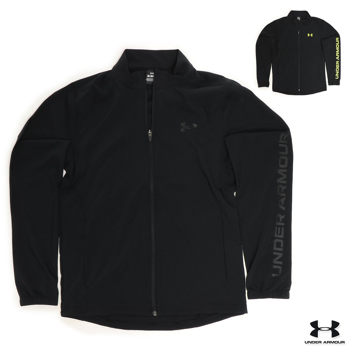 フレッシュウーブン フルジップ JKT メンズ トレーニング ジャケット ブラック M/L/XL 1384815