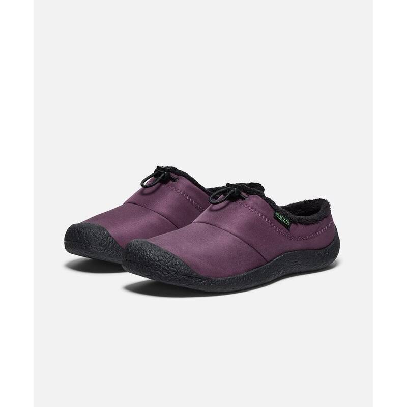 KEEN ハウザー III レディース スライド PLUM KNSO4F211E2 400411