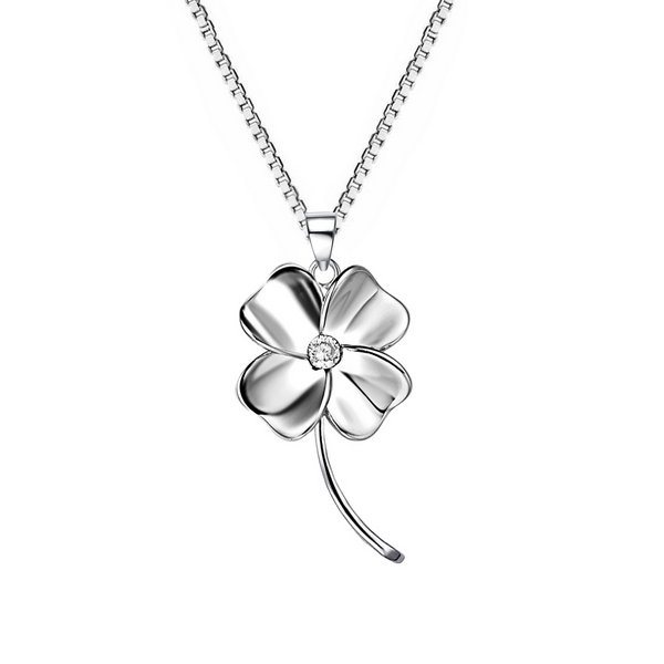 四つ葉のクローバーキュービックネックレス送料無料！ ルピス