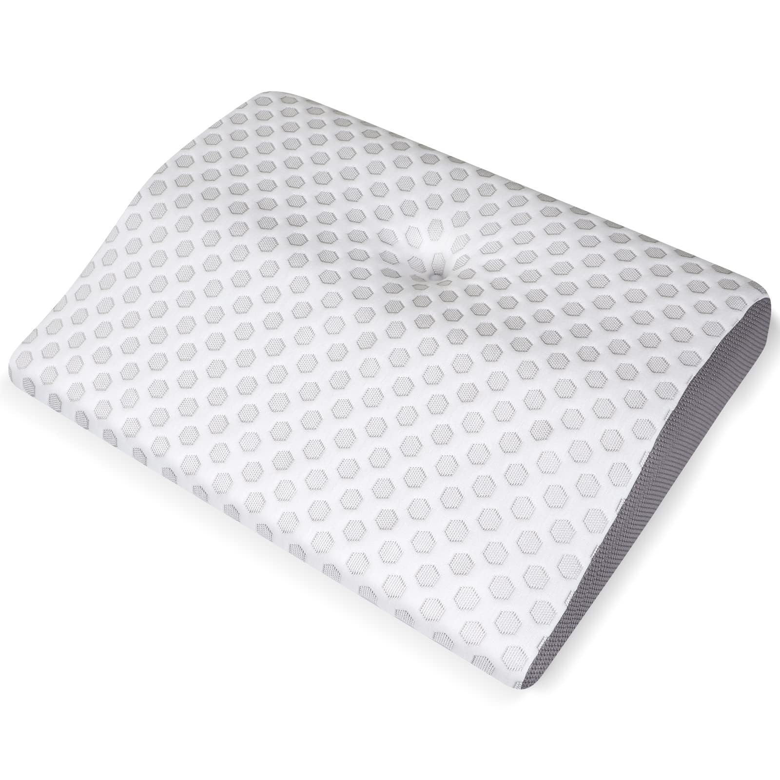 IKSTAR 枕 肩・首・頭をしっかりと支え まくら 肩がラク 独自の中空設計 低反発 安眠枕 ポリウレタンフォーム 通気性 ピロー プレゼント 洗えるカバー 54×42cm ペンタゴン柄