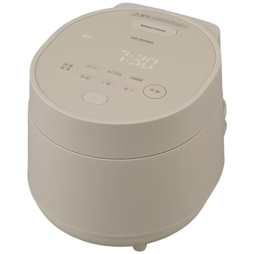 アイリスオーヤマ ジャー炊飯器 3.0合 一人暮らし 極厚火釜 コンパクトサイズ おしゃれ RC-MGA30-C ライトモカ