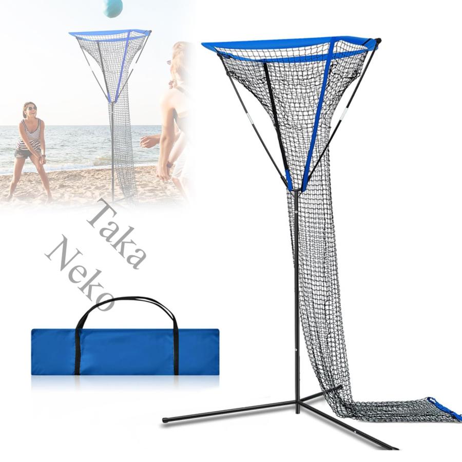 バレーボール 練習 ネット 屋外 屋内 ポータブル ビーチバレー 練習器具 セッター用 高さ230350cm調節可能 バレーボール練習用 スパイクサービング用 丈夫な足