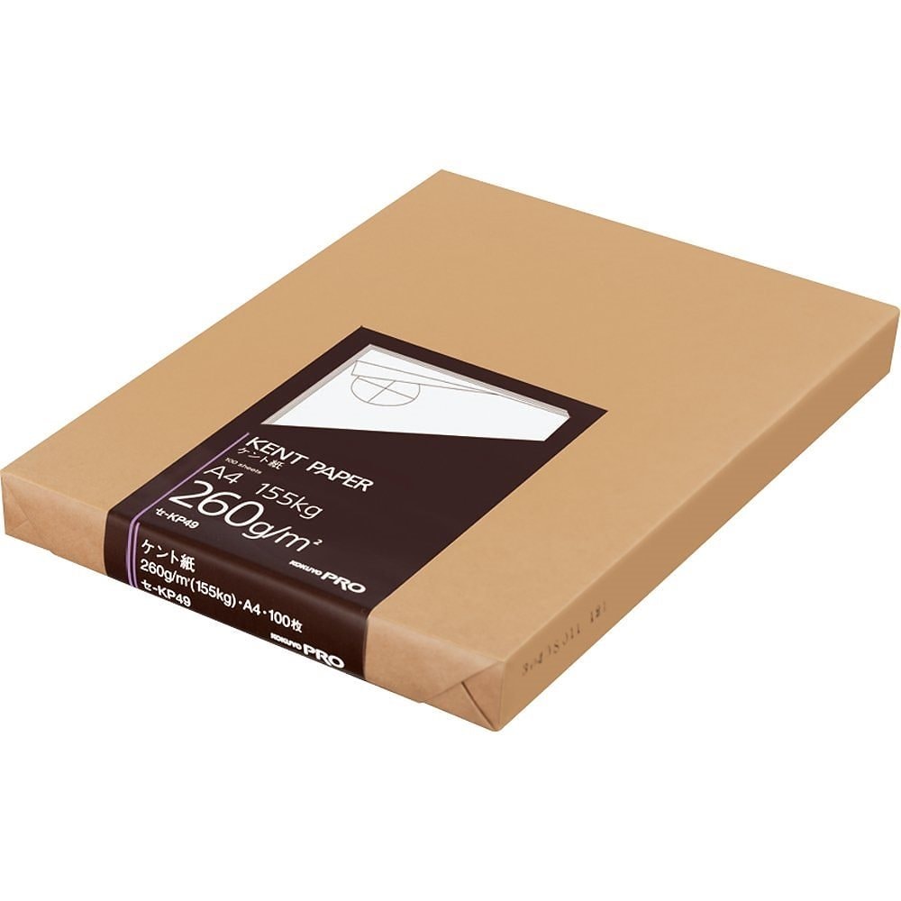 （まとめ買い）高級ケント紙 A4 100枚 紙厚260g セ-KP49 [x3]