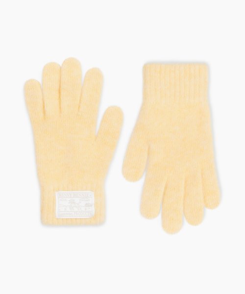 RENNYRENNIE_RENNY WOOL GLOVES [ LEMON ]