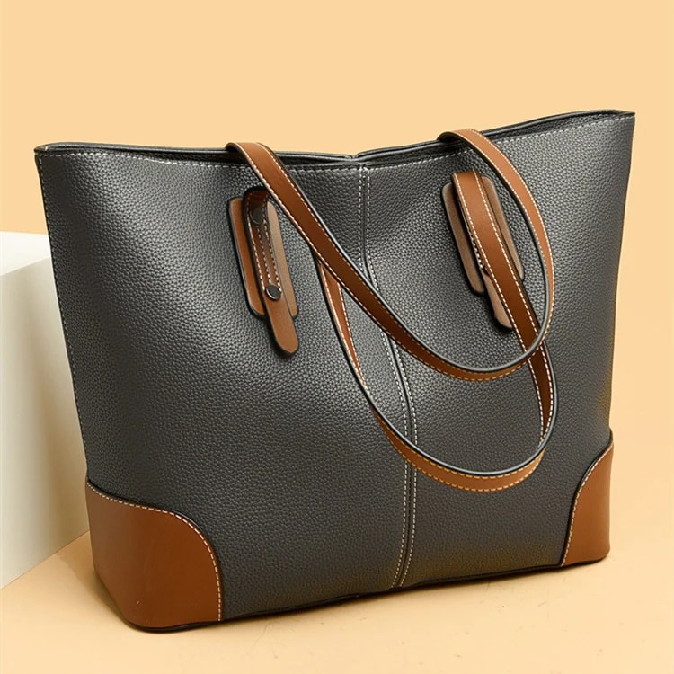 本革 大容量トートバッグ 高級感 トートバッグ かたかた掛け 牛革 スマホポーチ 手提げバッグ バッグ 7,572円