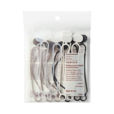 他サイト： 無印良品 シリコーン マルチバンド 12本入り 84376368の商品画像