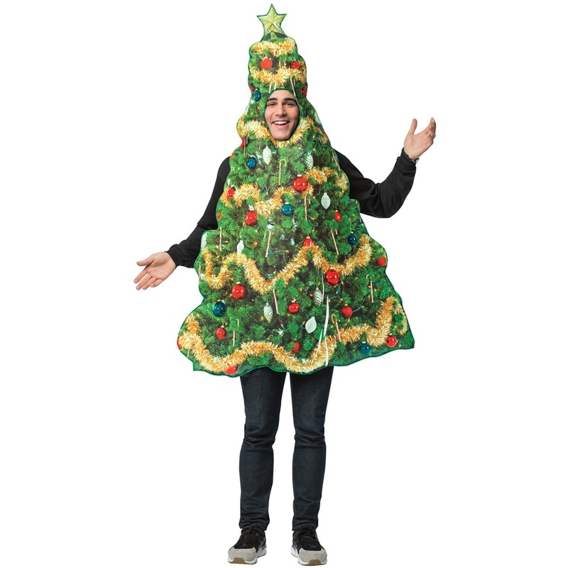 リアルなクリスマスツリー 【 コスプレ 衣装 仮装 レディース 面白 笑える 爆笑 ウケる 女性用 おもしろコスチューム メンズ 男性用 大人用 男女兼用 】