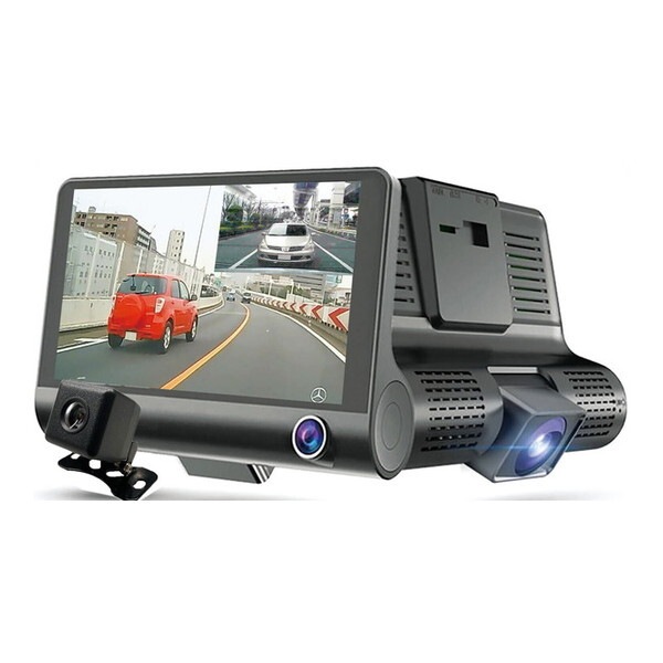 ファミリーライフ 3画面同時記録ドライブレコーダー(a31639) メーカー直送