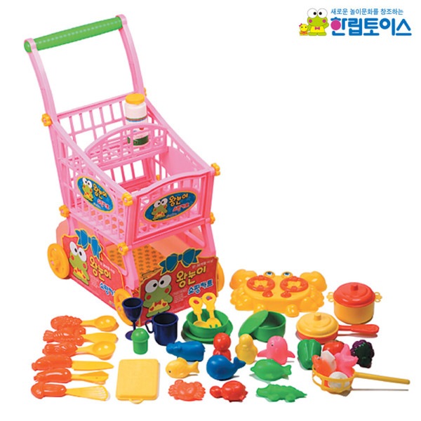 デカ目 ショッピングカート / カート遊び 料理遊び