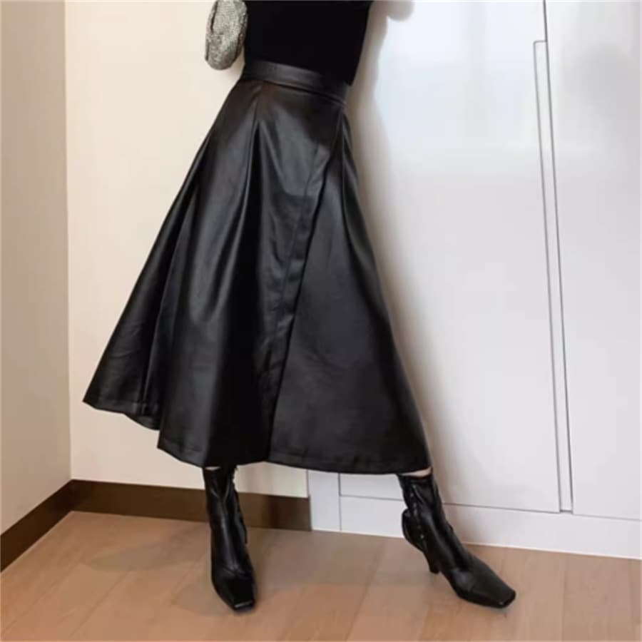 スカート ロングスカート ロング ロング丈 ミモレ丈 フレア Aライン シンプル ハイウエスト ポケット 厚手 かわいい 大人可愛い きれいめ カジュアル 大人 上品 おしゃれ お洒落