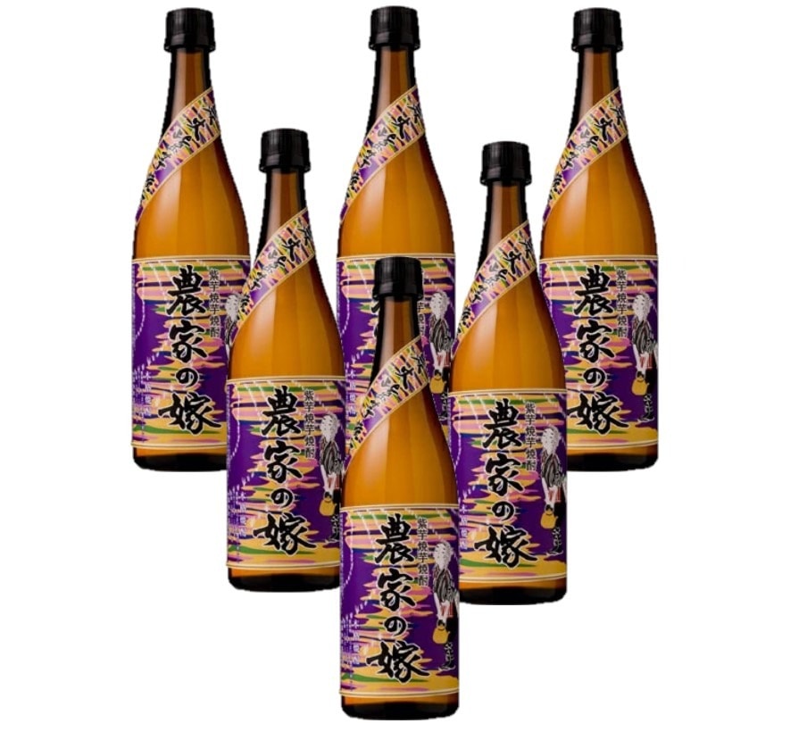 霧島町蒸留所 紫芋焼き芋焼酎 農家の嫁 25度 720ml×6本