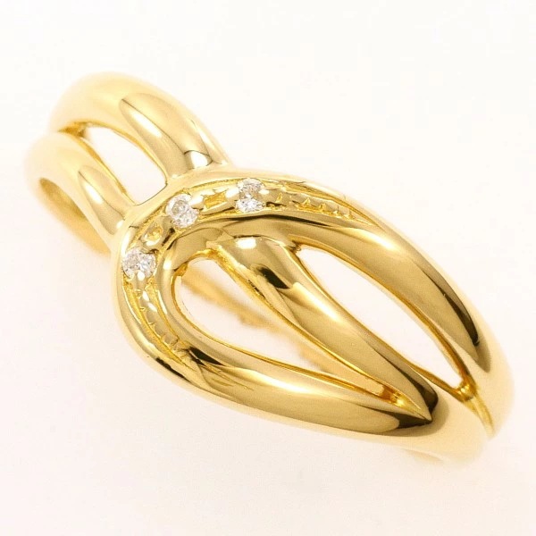 K18 18金 YG リング 13号 ダイヤ 0.02 【中古】 32,370円