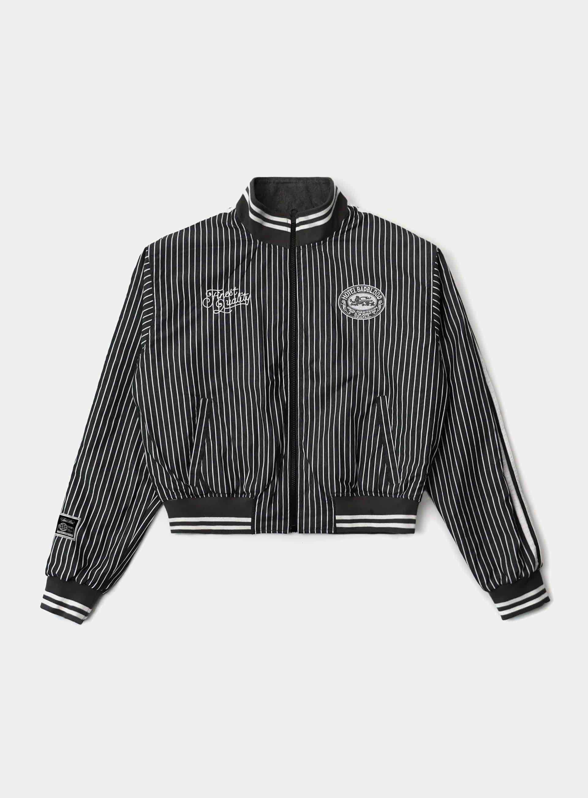 【BADBLOOD】 25FW REVERSIBLE FINSTIFE TRACK SUIT : GREY