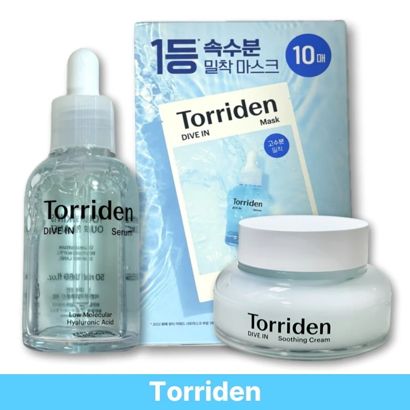 【お得セット】 ダイブイン 3点セット (セラム 50ml + マスク 10枚 + クリーム 100ml)