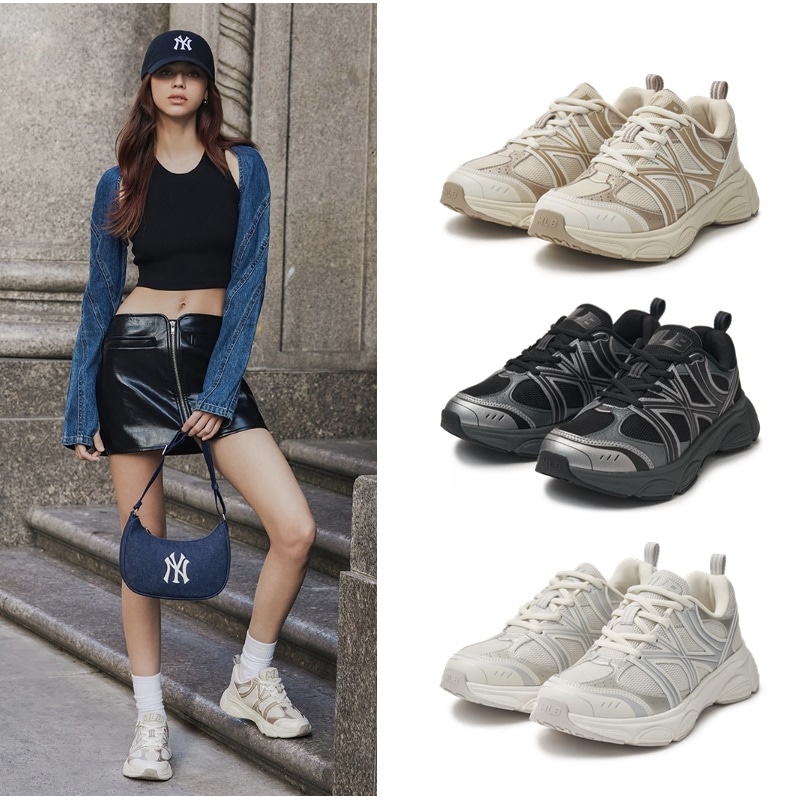 エムエルビー 男女共用エースランナーニューヨークヤンキース レディース ファッション スポーツ シューズ Ace Runner
