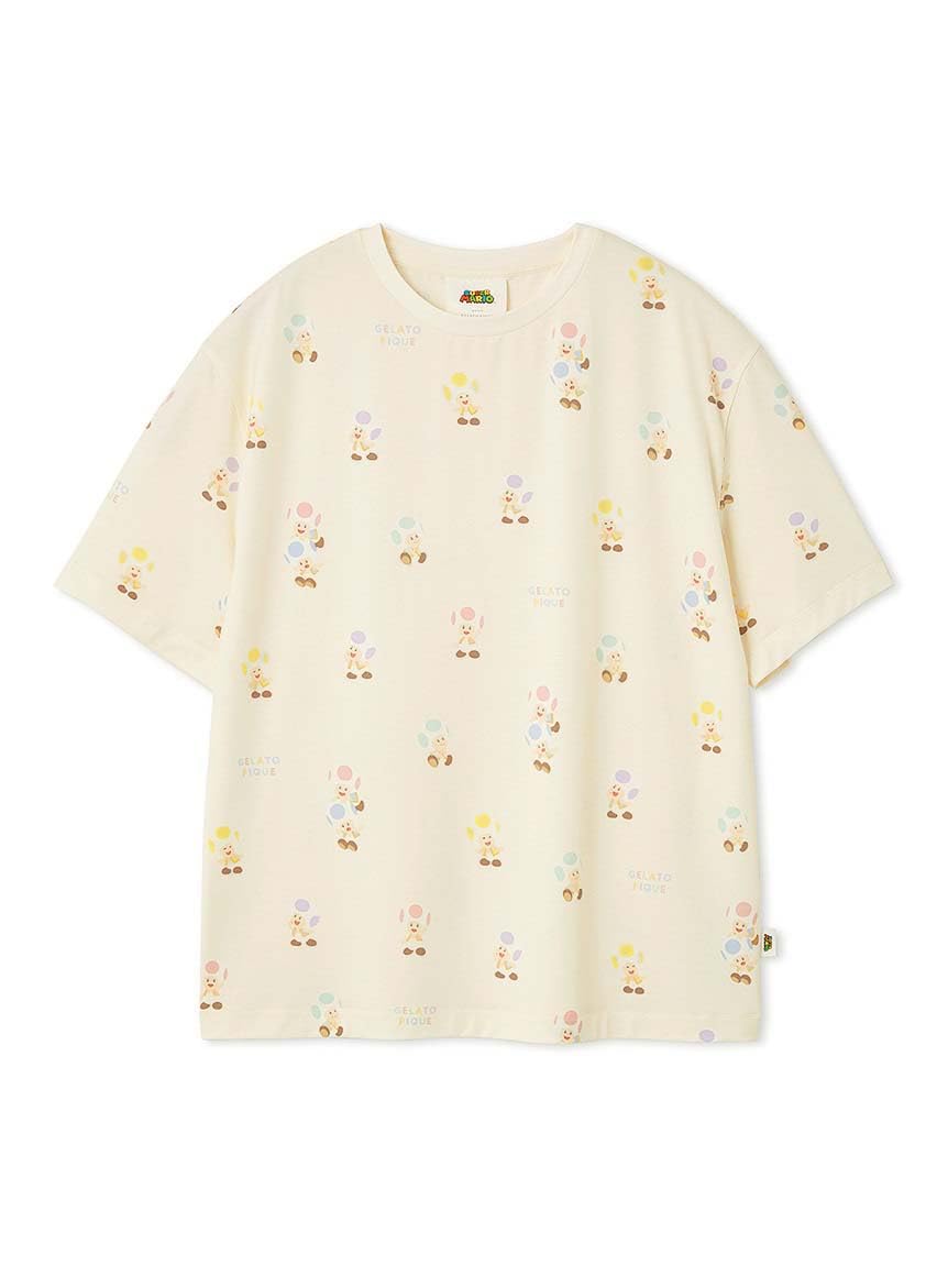 [ジェラート ピケ] Nintendo Homme キノピオ&ヨッシーTシャツ PMCT252340 メンズ CRM(キノピオ) 5,722円