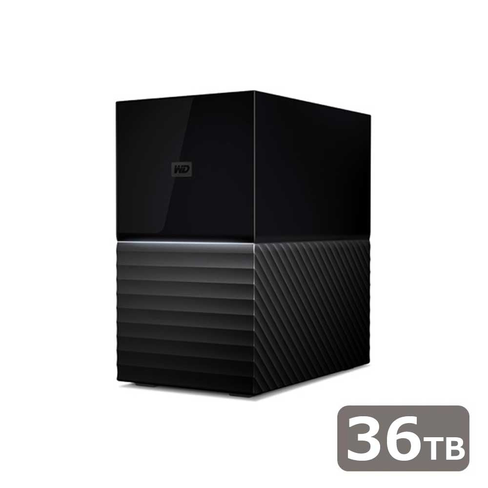 Western Digitalウエスタンデジタル My Book Duo（2021EX） USB 3.2 Gen 1対応 外付けRAIDハードディスク 36TB WDBFBE0360JBKJEEX