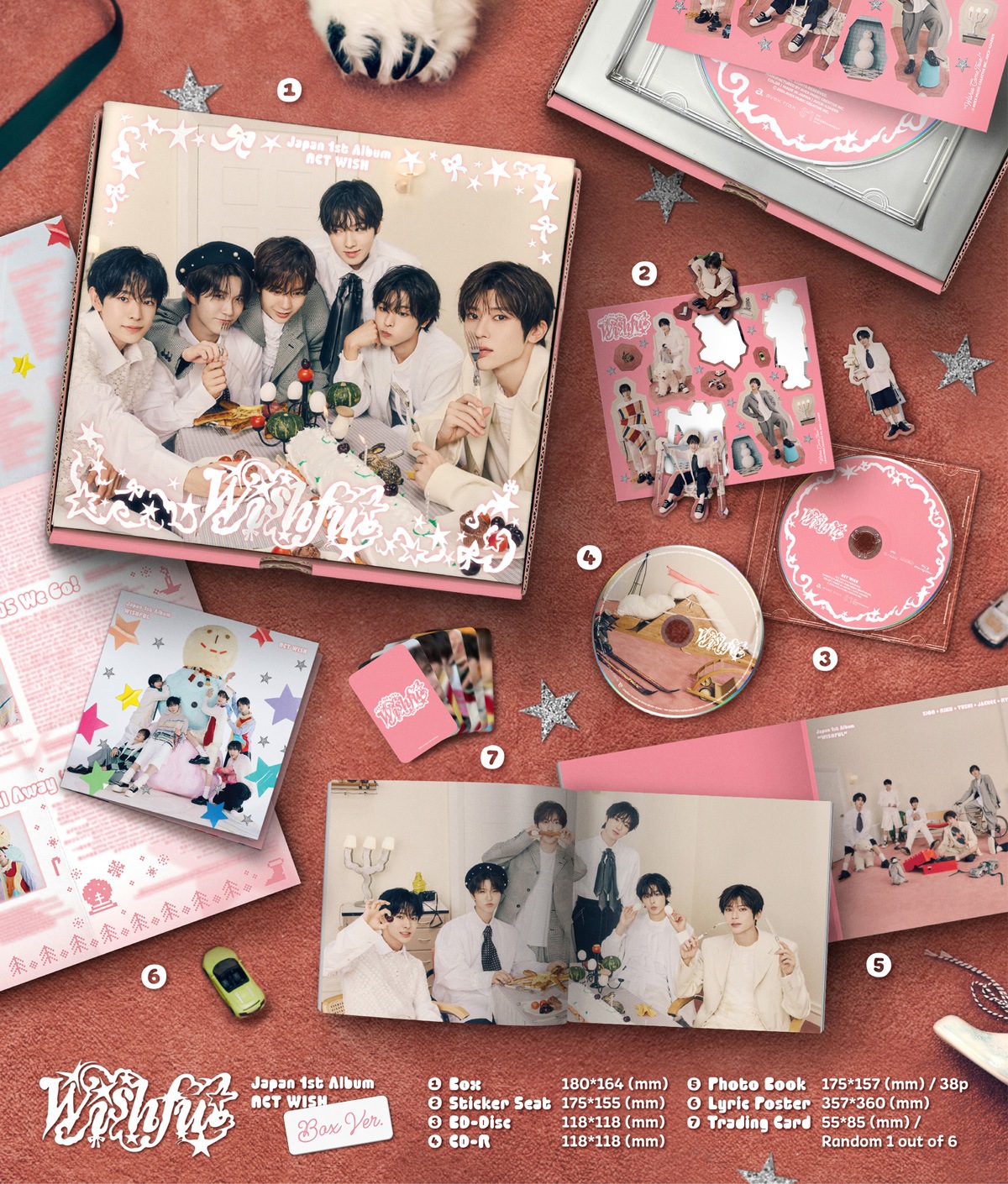 NCT WISH - WISHFUL / Japan 1st Album (CHRISTMAS PRESENT BOX Ver.)