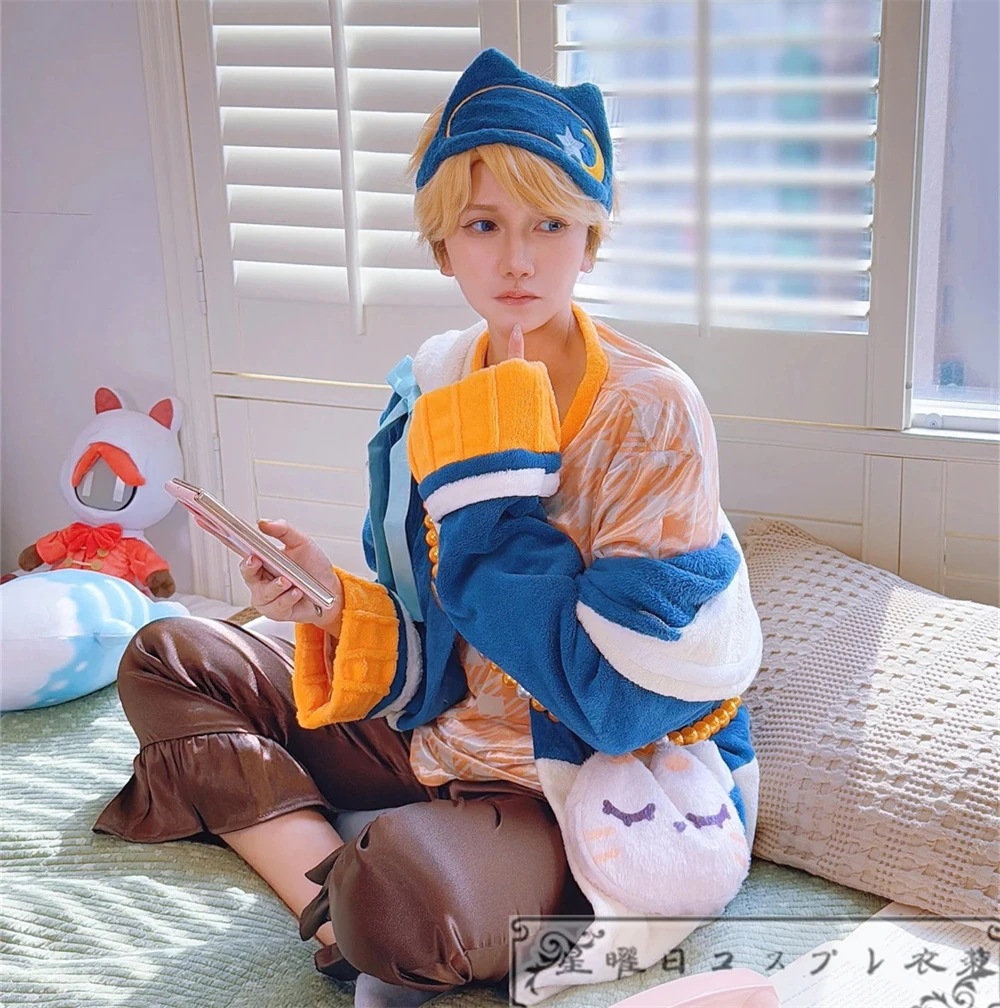 あんスタ クロススカウト・アットホーム／のびのびcat 気づかい＠ホーム 鳴上嵐 緊張＠ホーム 仁兎なずな 爽快＠ホーム 明星スバル コスプレ衣装