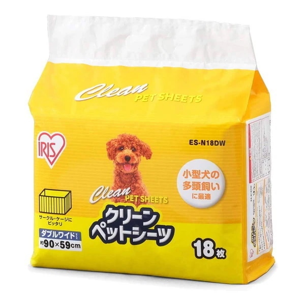 クリーンペットシーツ ダブルワイド18枚 ES-N18DW