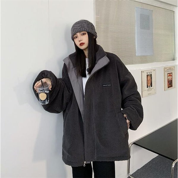 Qoo10] マウンテンパーカー レディース ボア 冬