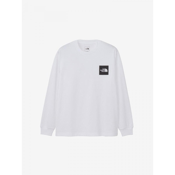 THE NORTH FACE ザ・ノース・フェイス ロングスリーブスクエアロゴティー ユニセックス NT82534-W 長袖Tシャツ