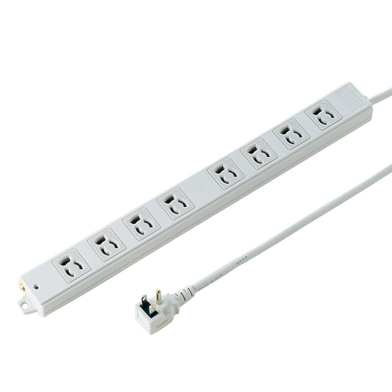 工事物件タップ 3P 8個口 1m TAP-K8L-1