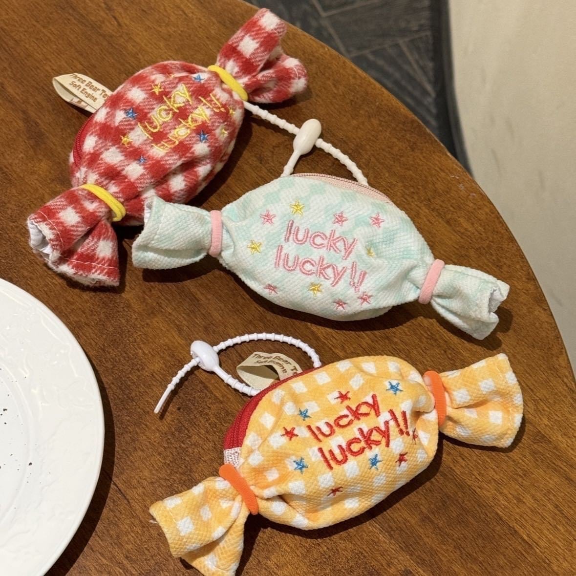 【20点セット】【送料無料】韓系insマカロン配色ミニキャンディストラップかわいい小銭入れイヤホンバッグ多機能ストラップバッグ 16,692円